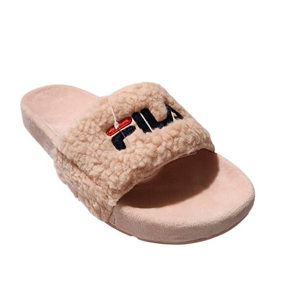 Fila Fuzzy Drifter Womens Slide Sandals Size 7 (Run Big) - Picture 2 of 12